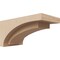 Ekena Millwork 5"W x 10"D x 5"H Wide Rivera Rough Cedar Woodgrain TimberThane Corbel, Primed Tan CORUR05X10X05RIVRCPR - alternate 1